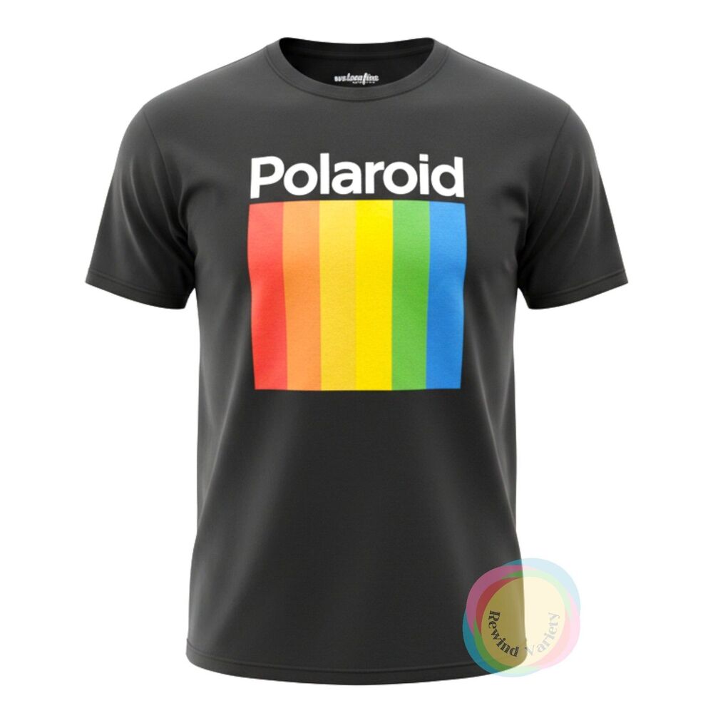 We Love Fine XXL Polaroid Rainbow Logo Shirt